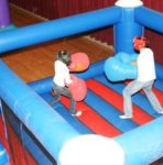 Bouncy Boxing Inflatable Ring and Oversized Gloves