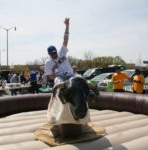 Mechanical Bull with Inflatable Mattress Areana
