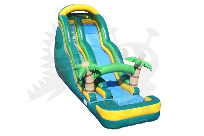 Tropical Palm Tree Water Slide Inflatable