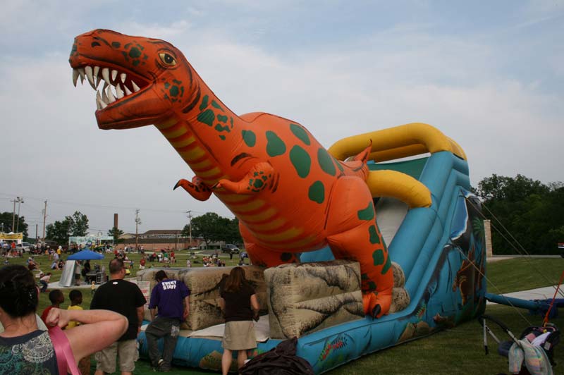 Dinosaur Inflatable Slide T-REX