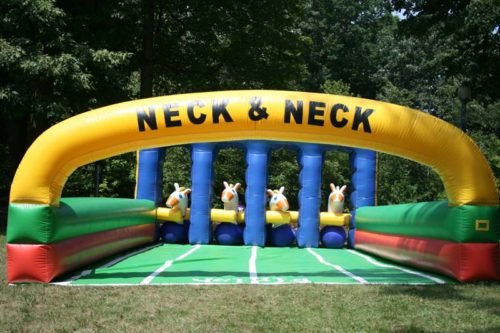 Pony Hop Inflatable Races and Racetrack